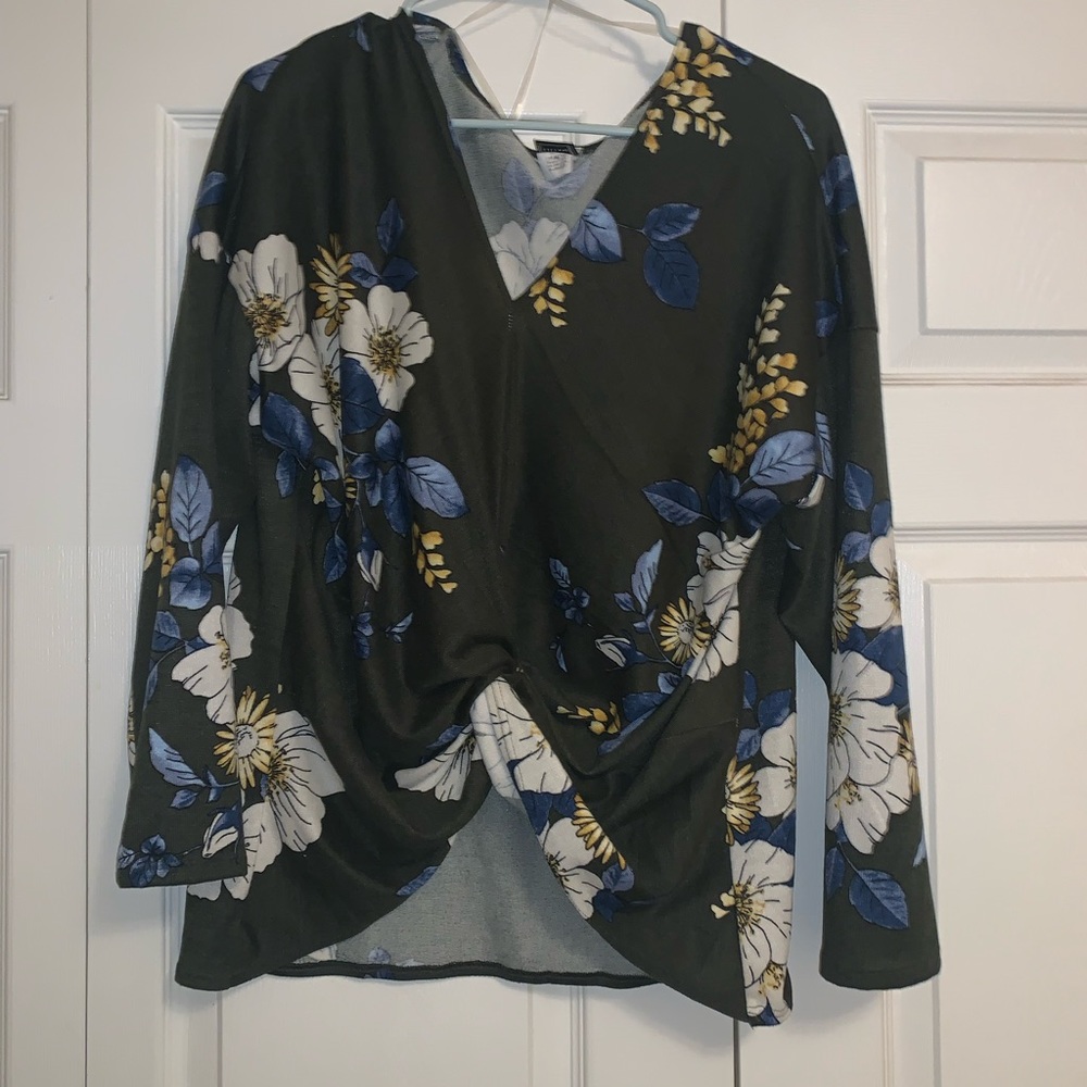Floral Crossbody Crop Top